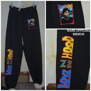 Boyz N The Hood RARE Men’s Black M Sweatpants/front graphic hit/ Ice Cube Y2K